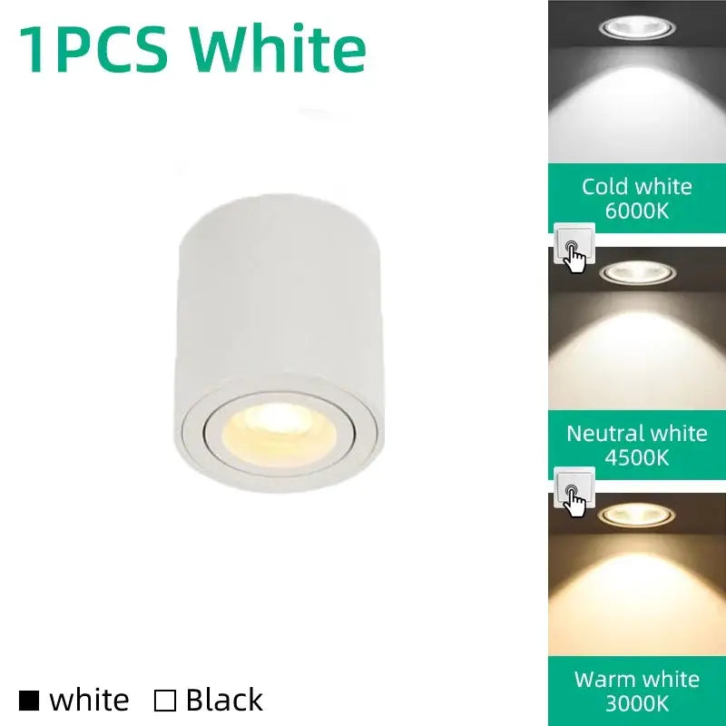 GU10 white LED downlight ceiling lamp Simples Market, 1Pcs