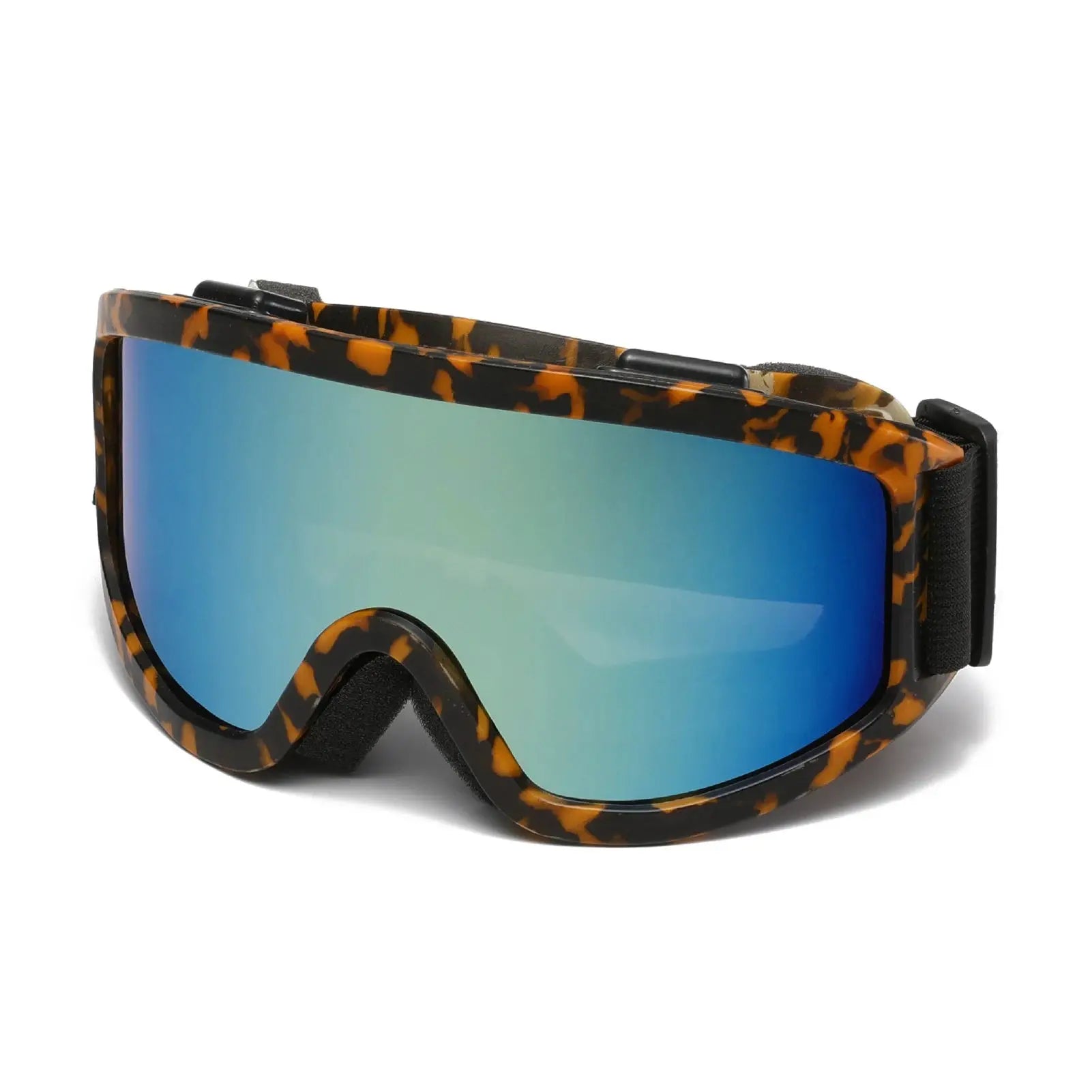 SummitVision Large Frame Ski Goggles Colorful Lens Anti Collision Anti Glare For Snowboarding And Skiing
