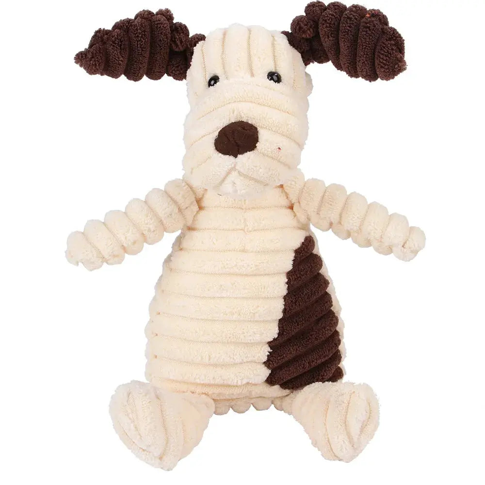 Corduroy Monkey And Pig Voice Plush Molar Toy For Dogs Vent Training Dental Care Teeth Cleaning Large Dog Toys