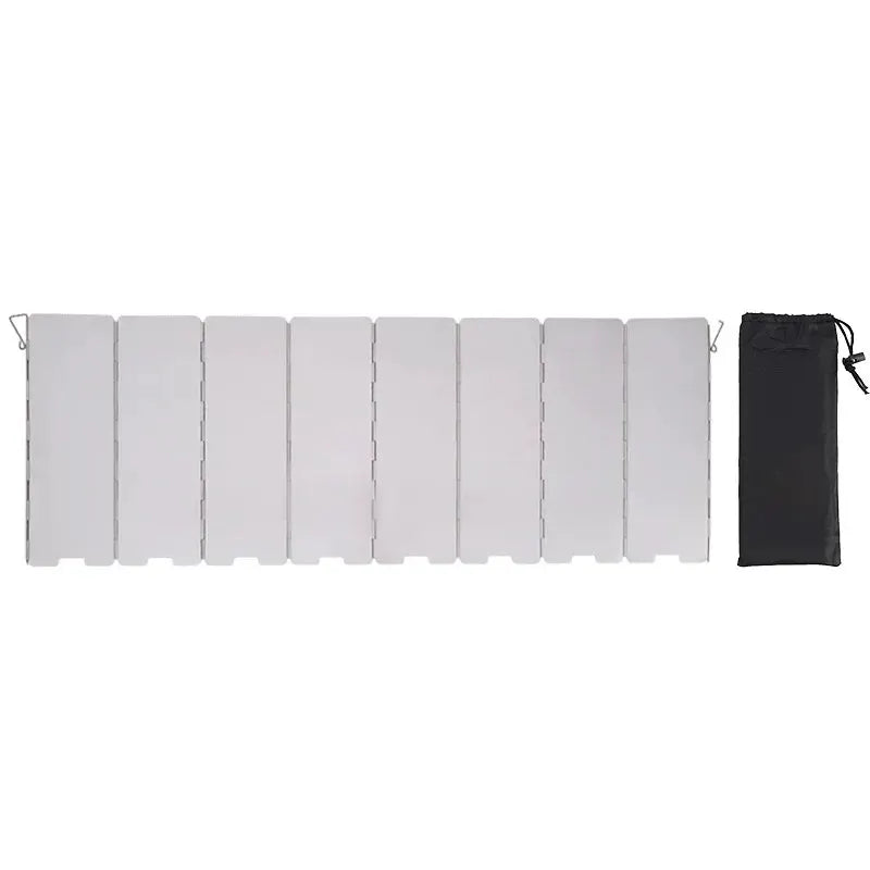 Simples Market gas stove wind shield, aluminum alloy folding panel design with carry bag