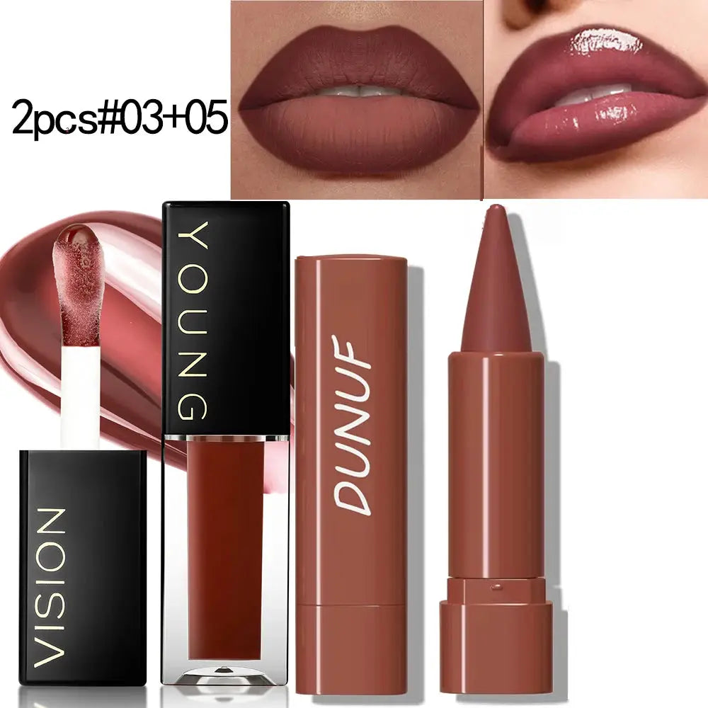 Brand Nam Gradient Lip Liner Pen Matte Velvet Finish For Precise Long Lasting Lip Definition