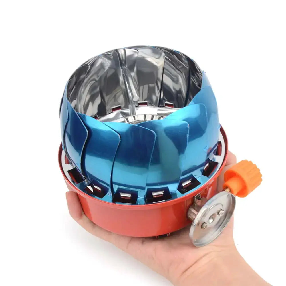 2800W Windproof Portable Outdoor Gas Stove For Camping Hiking Picnic With Storage Bag Carrying Case