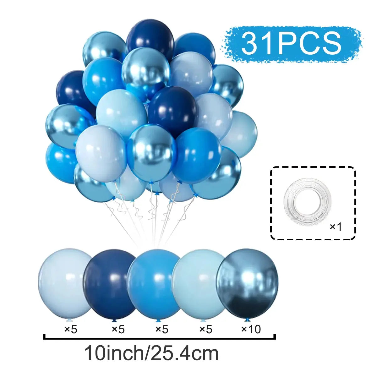 Metallic Pearl Latex Balloons Confetti Gold Set 31 36 37 51 101 Pcs For Birthday Weddings Baby Shower Decor