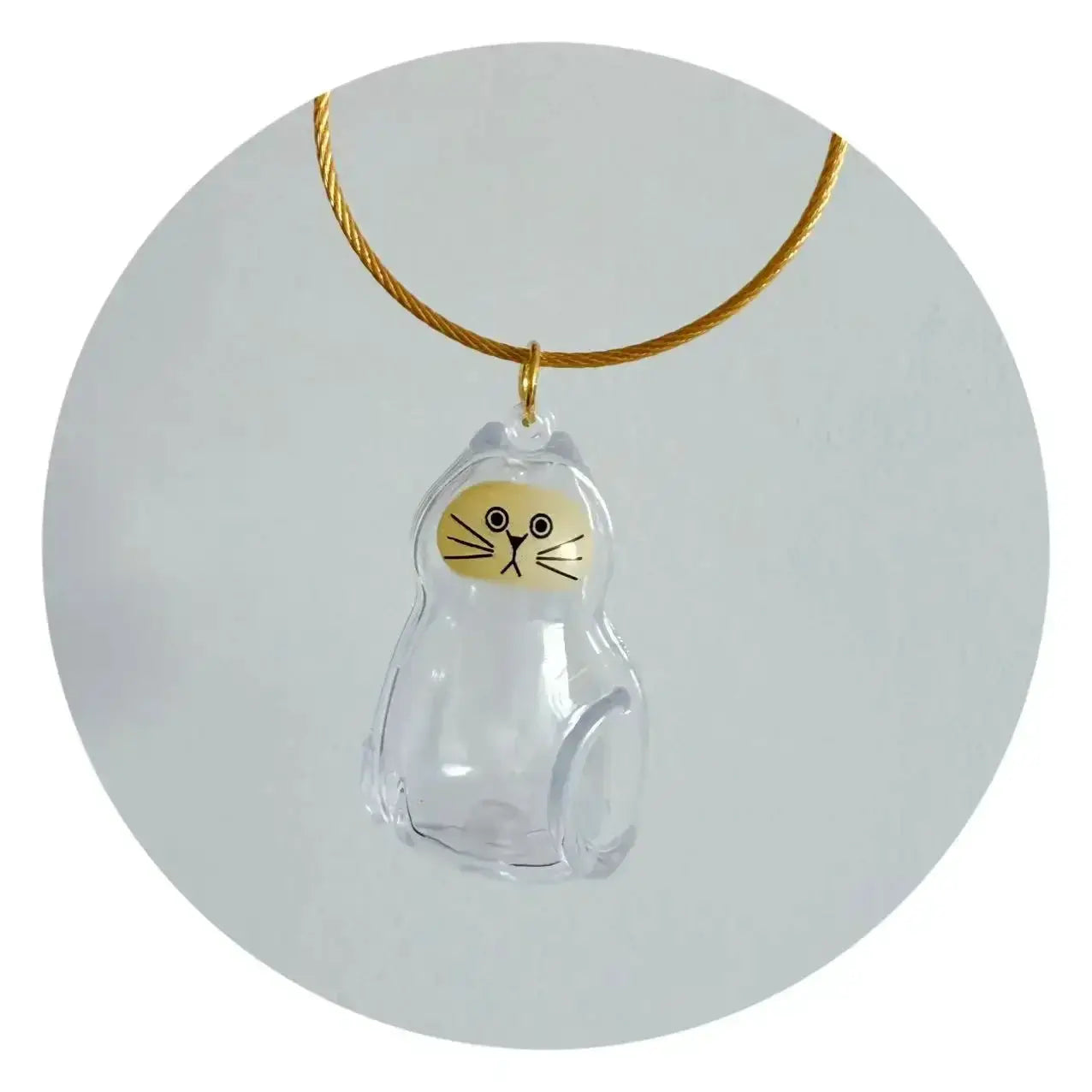 Transparent Dog Hair Storage Pendant Keychain For Memorial Keepsake DIY Fur Bottle For Pet Lovers