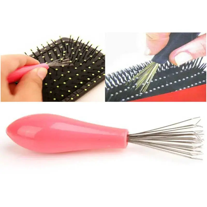 Comb Hair Brush Cleaner With Plastic Handle For Removing Embedded Hair Debris And Hygienic Beauty Tool Cleaning Supplies