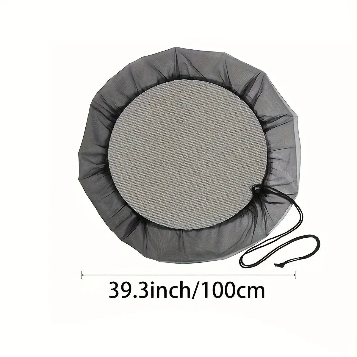 Rain Barrel Mesh Cover With Drawstring For Rainwater Collection Buckets And Tanks Debris Proof Water Net
