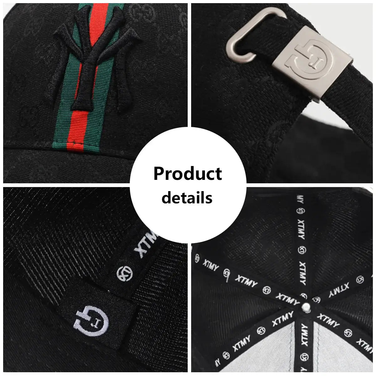 Unisex Letter Embroidery Hip Hop Hat Outdoor Adjustable Casual Baseball Cap Sunscreen Hat