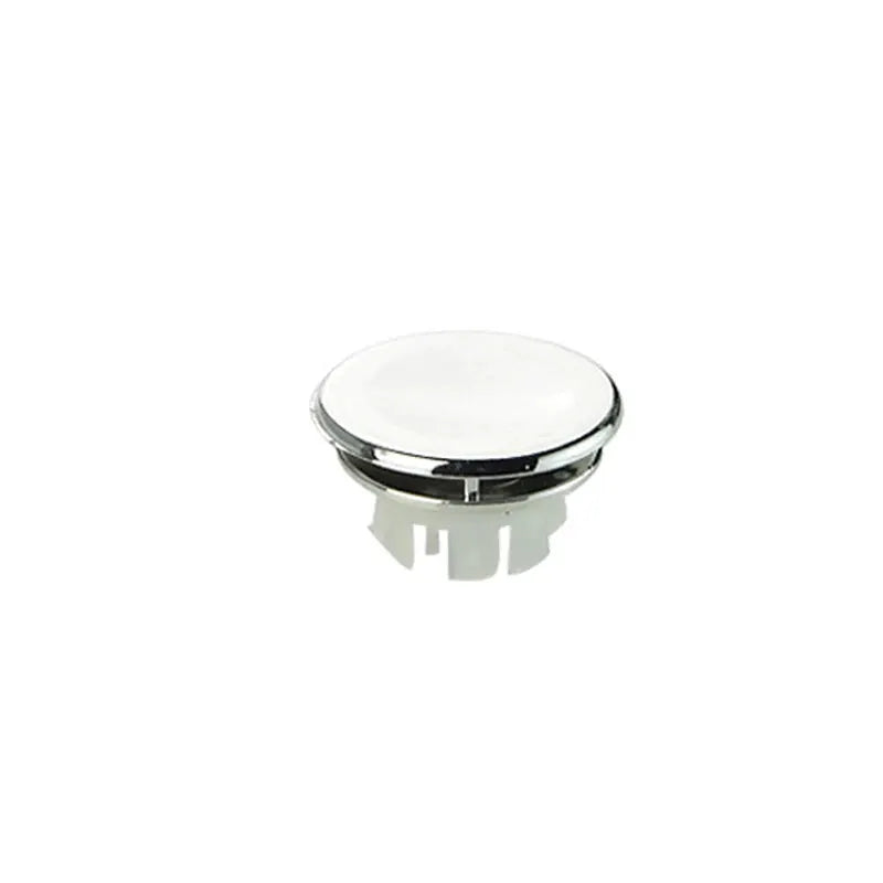AquaGuard Round Overflow Hole Cover for Sink and Basin Fits 23mm to 25mm Diameters Minimalist Trim