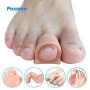 Pexmen Soft Gel Toe Separators 2 4 10 Pcs Set For Bunions Hallux Valgus Hammertoe Relief Foot Care Tool