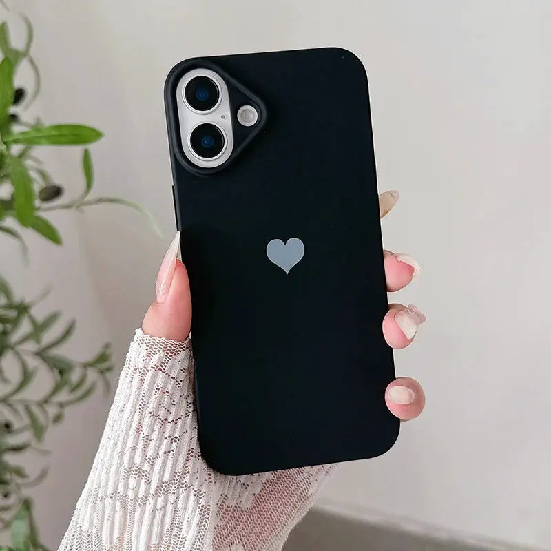 Love Candy Color Silicone Soft Case Ultra Thin Matte TPU Back Cover For iPhone 16 15 14 Plus 13 12 Mini 11 Pro Max