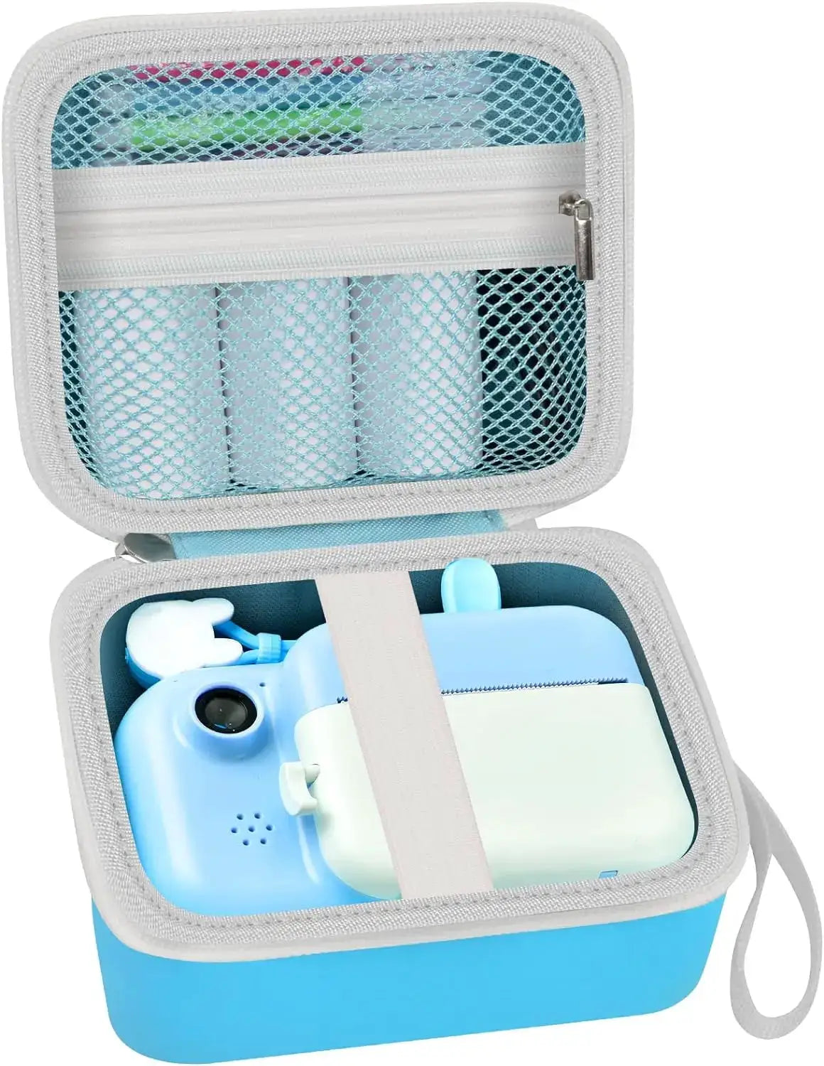 KidGuard Instant Print Camera Case Shockproof Dustproof Hard Storage Bag For Toddler Cameras Travel Friendly PU Case