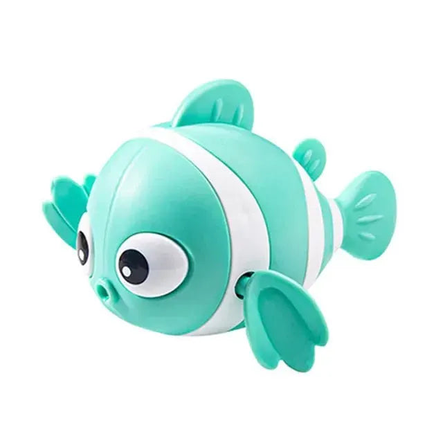 Baby Bath Toys Cute Floating Wind Up Fish Cartoon Animals Water Game Classic Clockwork Toys For Toddlers