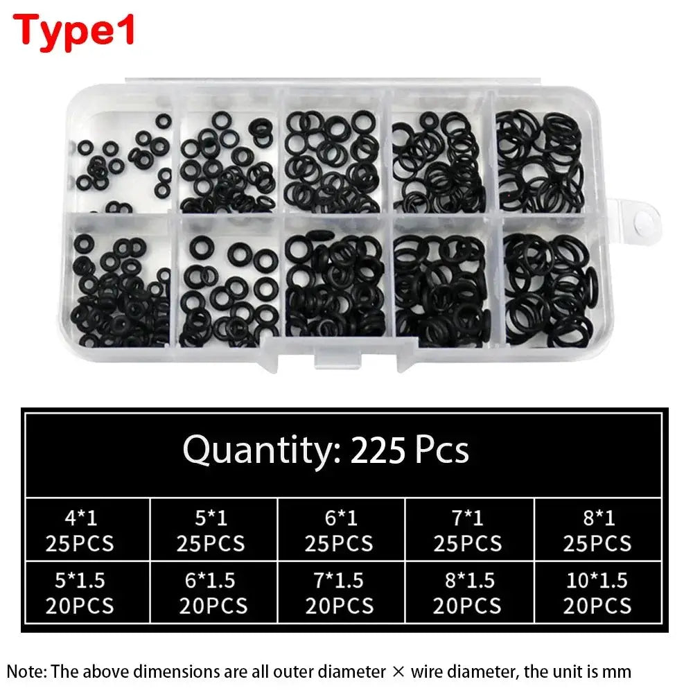 High Pressure Nitrile Rubber O Rings Set Gaskets Seals Kit O Rings Repair Pack For Sealing And Replacements