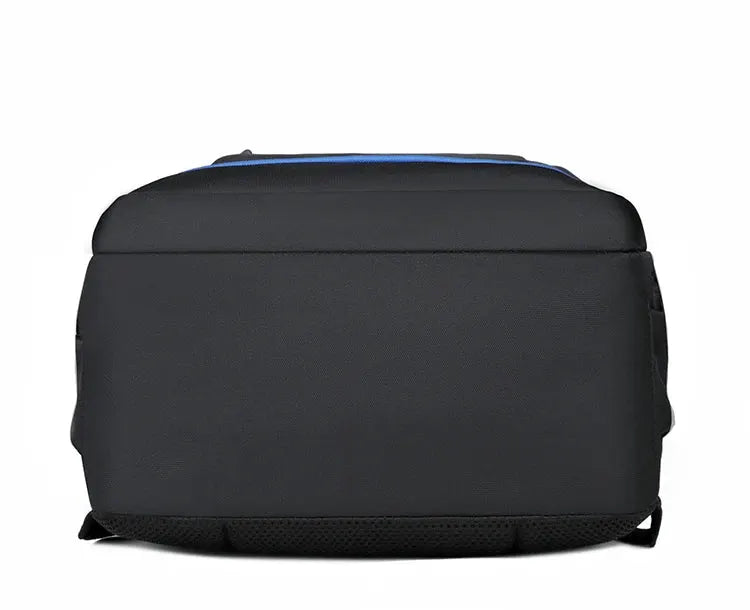 Backpack by Simples Market, black large-capacity backpack for travel, office, and school.
