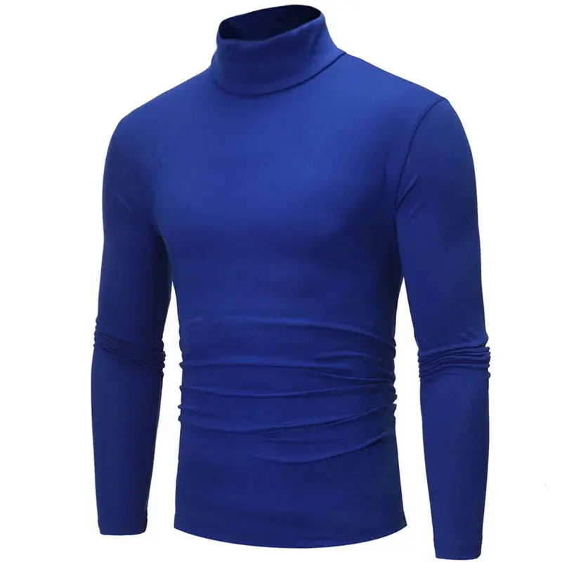 Gaoke Mens High Neck Thermal Shirt Slim Fit Base Layer Long Sleeve Tee For Winter And Autumn