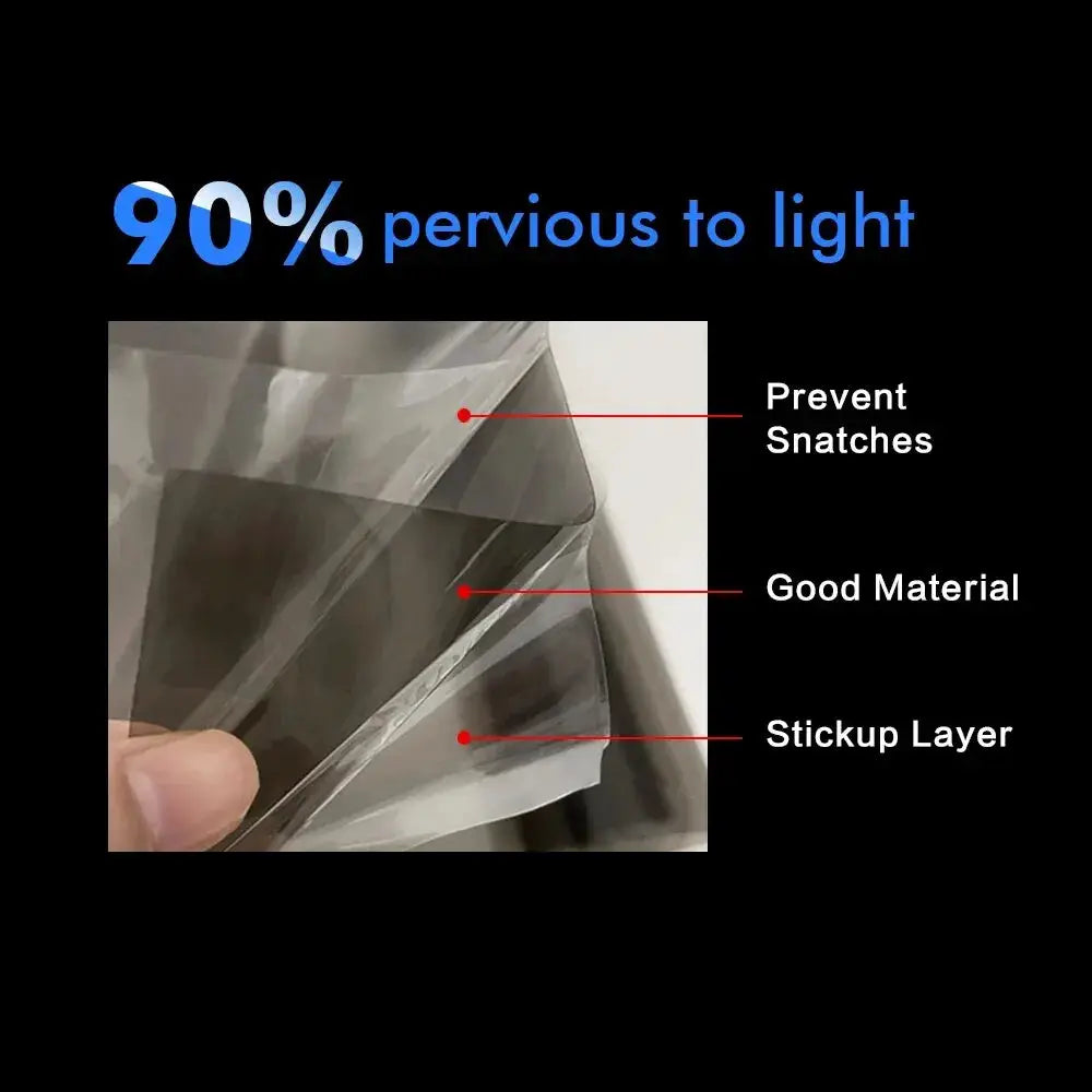 Clear 30x120cm car headlight and taillight tint film with adhesive backing