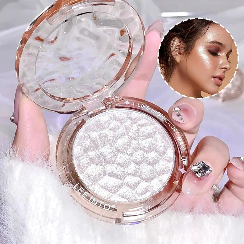 High Gloss Powder Glitter Highlight Contour Palette With Concealer For Natural Long Lasting Radiant Finish