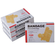 100 Count Baby Bandages Waterproof Breathable Adhesive Plaster Wound Dressings For Children