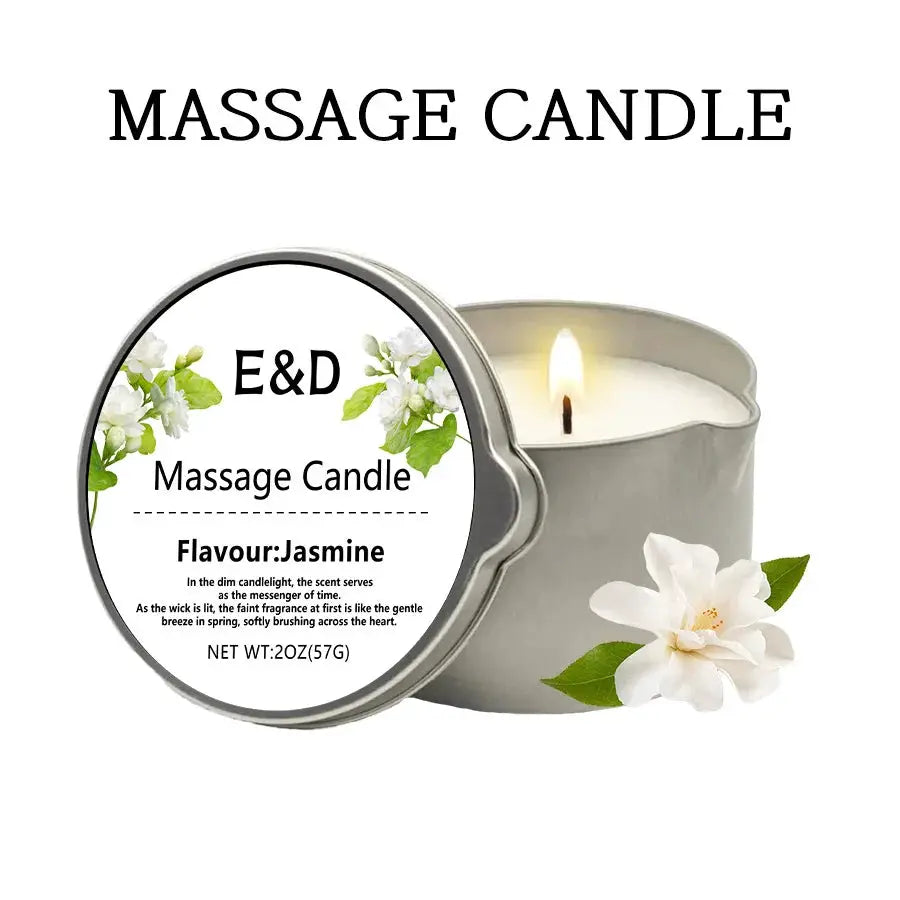 Massage Oil Candle for Stress Relief and Skin Moisturizing Aromatherapy Spa Essentials Luxury Candles