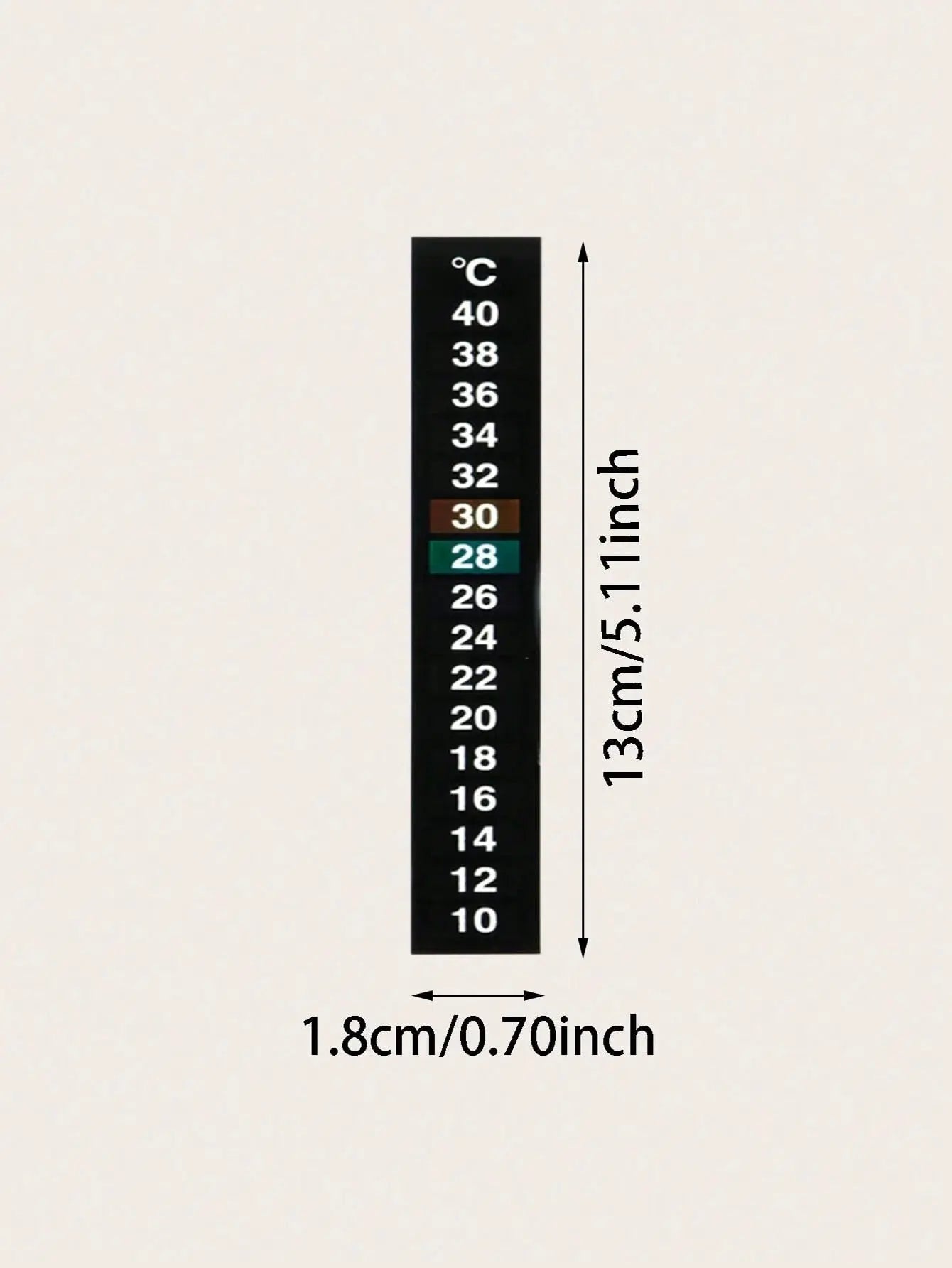 1 Pack Accurate And Easy To Read Aquarium Thermometer Stickers For Monitoring Water Temperature In Fish Tanks