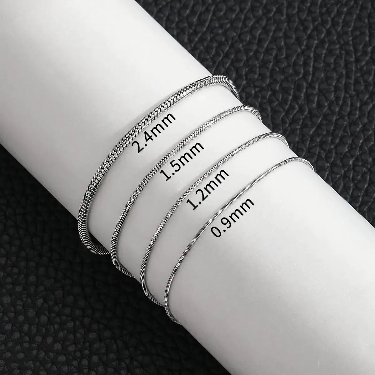 Stainless Steel Square Snake Bone Chain Bracelet For Women Hip Hop Jewelry Trendy Party Accessory