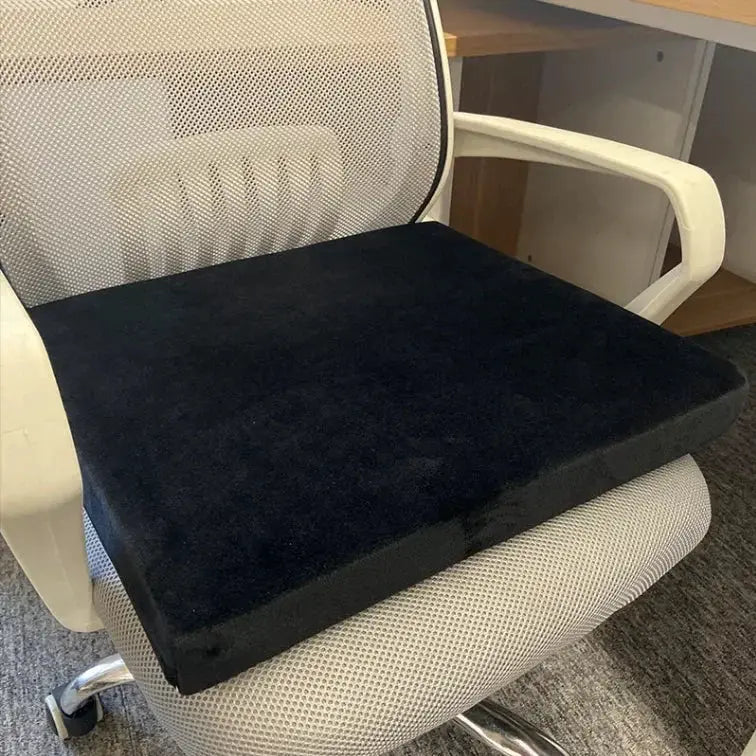 Natural latex cushion, black 50x50, Simples Market, for office chair