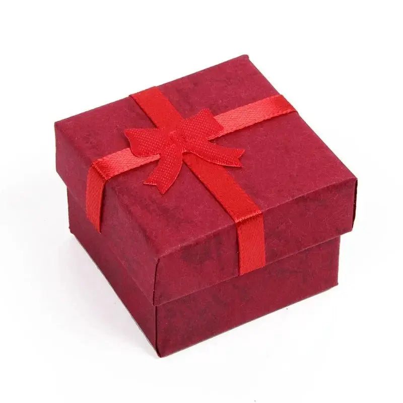 12 Pack Paper Jewelry Boxes Multi Color Gift Packaging For Earrings And Rings 4 By 4 By 3 Cm Wholesale