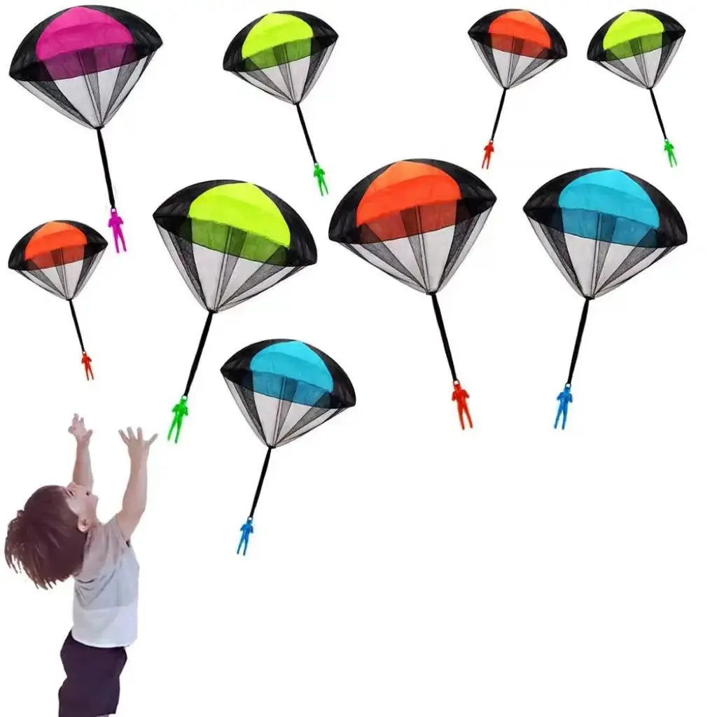 4 Piece Hand Throwing Parachute Set For Kids Mini Outdoor Beach Toy For Educational Fun And Parent Child Play