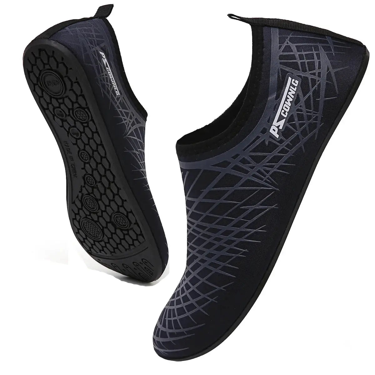 AquaStride Barefoot Water Sports Shoes Quick Dry Slip On For Men And Women Breathable Lightweight Swim Footwear