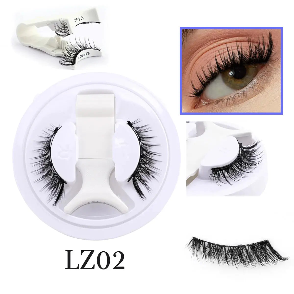 YSDO 1 Pair Glue Free Magnetic Eyelashes Natural 3D Mink Reusable Sensitive Eye Friendly Kit 2025