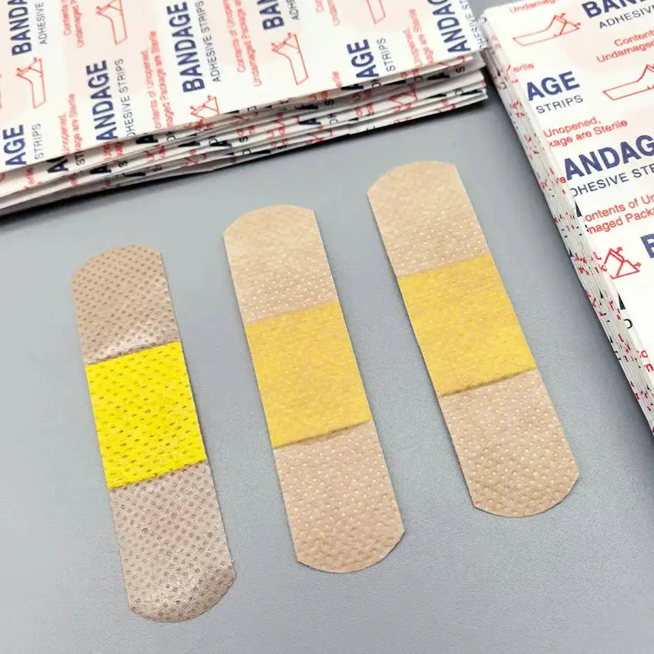Waterproof Breathable Cushion Adhesive Plaster For Wound Hemostasis Sterile First Aid Gauze Bandage 50 And 100 Pieces