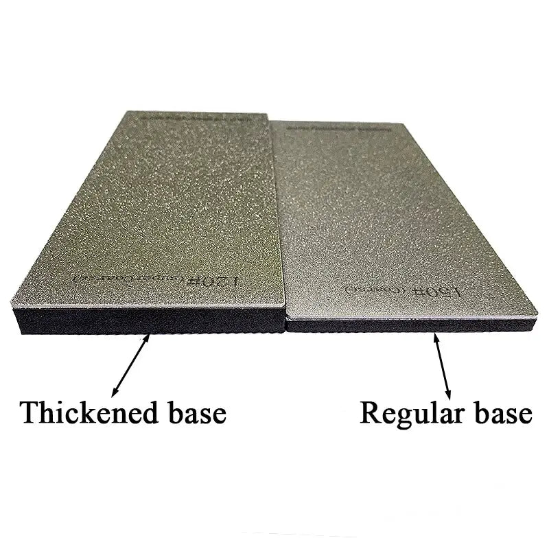 Thickened Non Slip Base Diamond Stone Kitchen Knife Sharpening System 15 Degree Sharpener Whetstone Leather Polishing