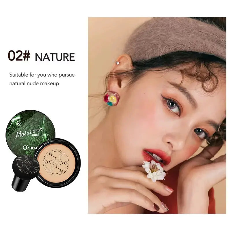 Ocheal BB Cream Air Cushion Compact Medium Coverage Oil Control And Sun Protection