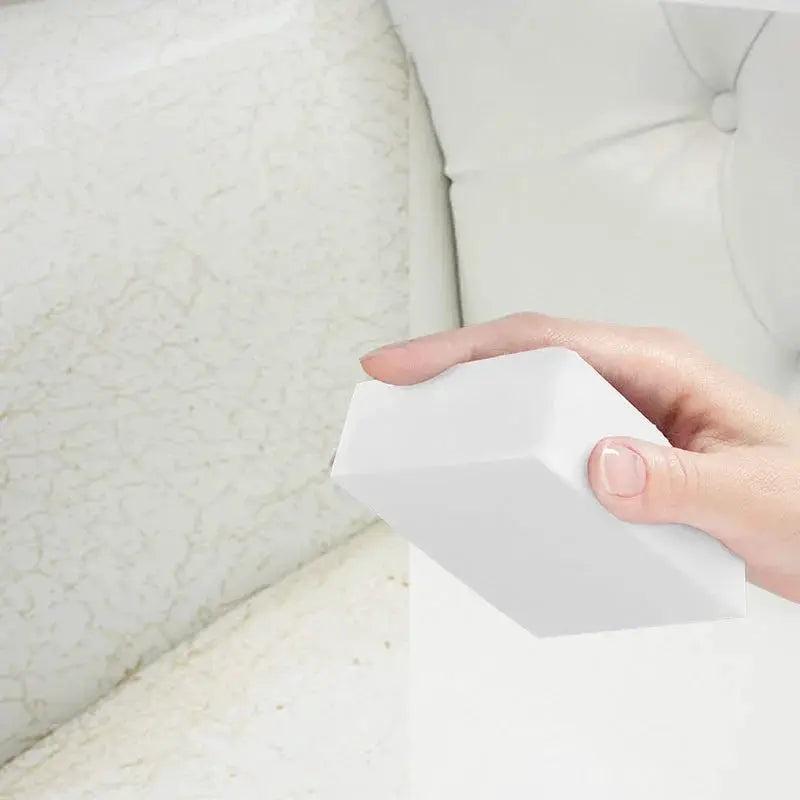 EcoClean Melamine Sponge Magic Eraser 50 Pack Non Toxic Antibacterial Cleaning Sponges For Kitchen And Bathroom