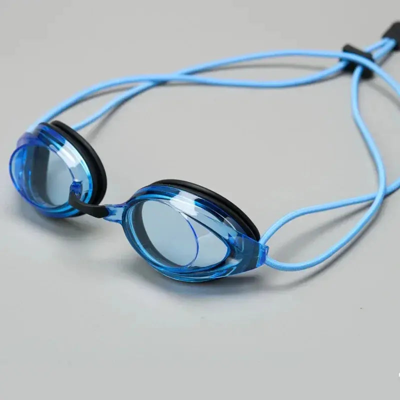 Electroplated Bright Color Rope Head Swimming Goggles for Adults Waterproof and Anti Fog Outdoor Glasses
