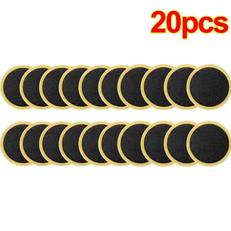 Glue Free Tire Patch Kit For Bicycle Puncture Repair 30 20 10 Pack Quick Drying Tire Patches