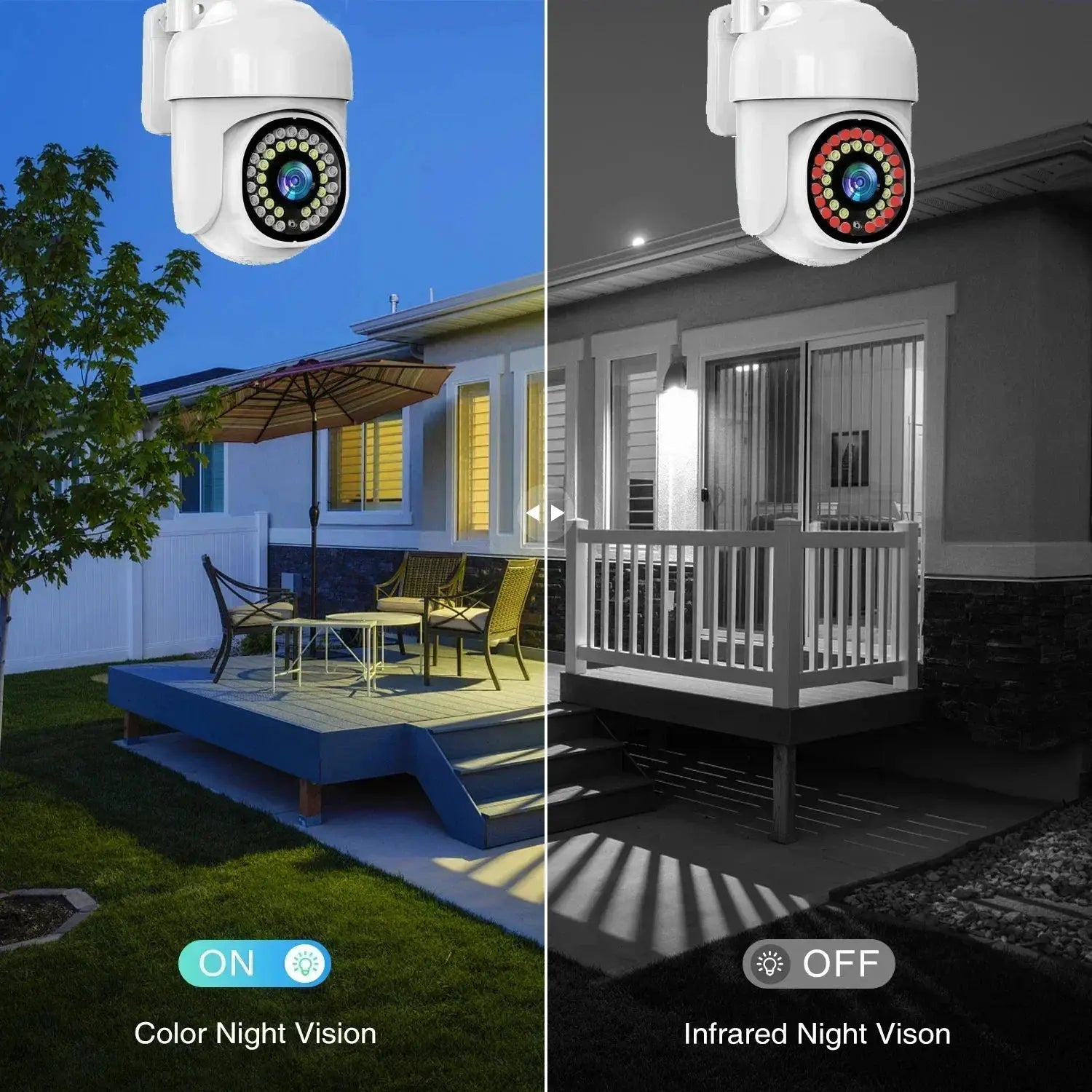 Yoosee HD IP Camera outdoor surveillance, waterproof, 3MP/5MP, color night vision and infrared night vision