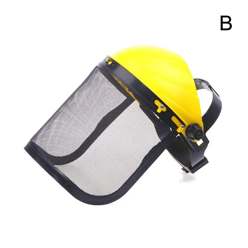 Garden Trimmer Safety Helmet With Full Face Mesh Protective Mask For Logging Brush Cutter Forestry Protection