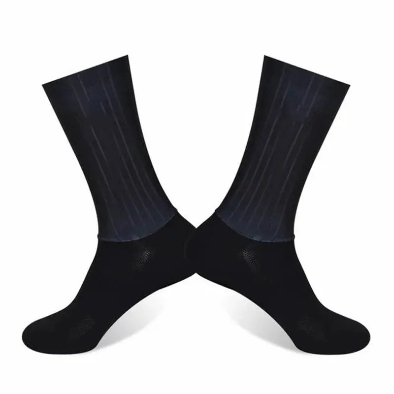 Aero Anti Slip Silicone Summer Cycling Socks For Men Grip And Comfort For Bike And Running