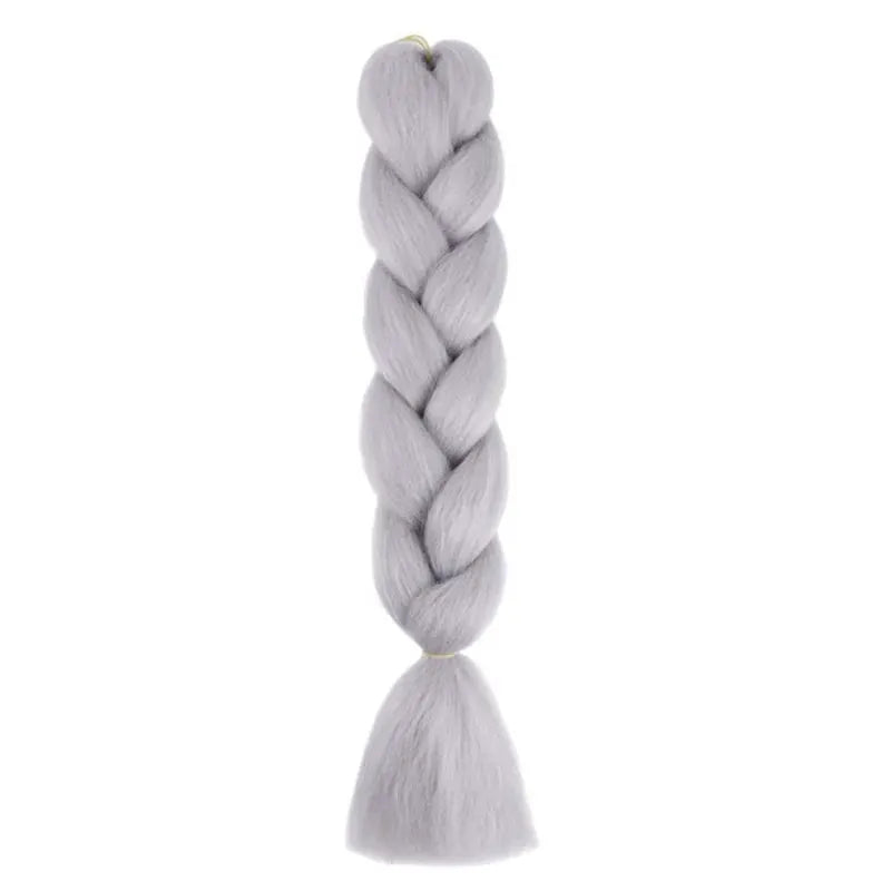 24 Inch Synthetic Long Box Braiding Hair Extensions Yaki Straight Texture For Women Dreadlocks