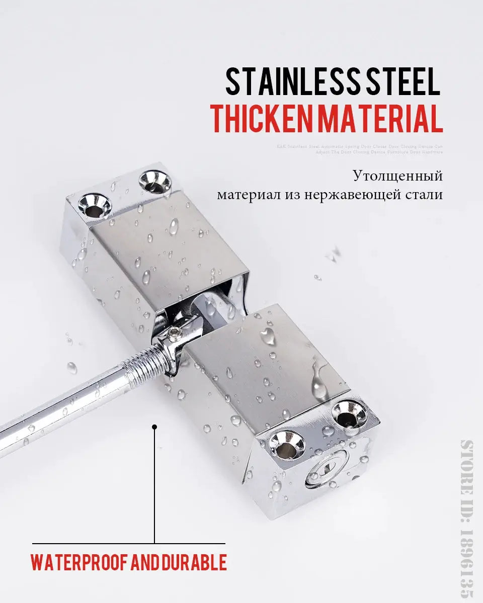 KAK stainless steel automatic spring door closer by Simples Market, adjustable door hardware