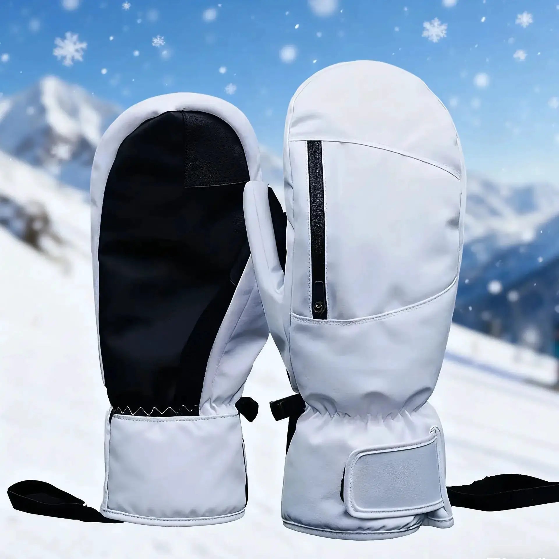 Winter Ski Gloves Waterproof Thermal Touch Screen Snow Gloves Snowmobile Warm Mittens For Men And Women Outdoor Skiing