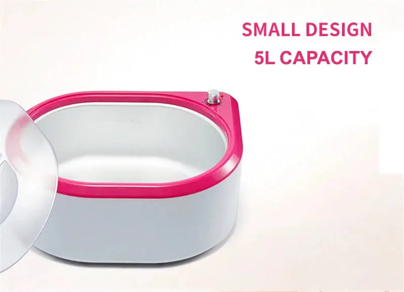 Simples Market wax therapy machine 3L paraffin heater in pink and white, compact spa paraffin bath
