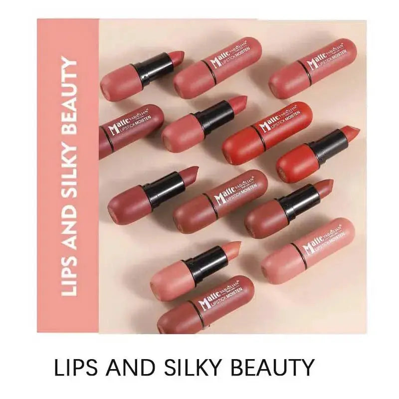 Velvet Bloom Six Color Matte Lipstick Set With Waterproof Long Lasting All Day Finish
