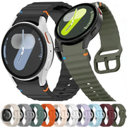 Original silicone sport watch band for Samsung Galaxy Watch 7/FE/5 Pro/6/4 40/44mm, assorted colors Simples Market