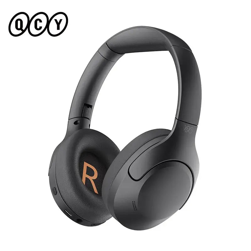 QCY H3 Lite over-ear headphones, black foldable wireless/wired headset