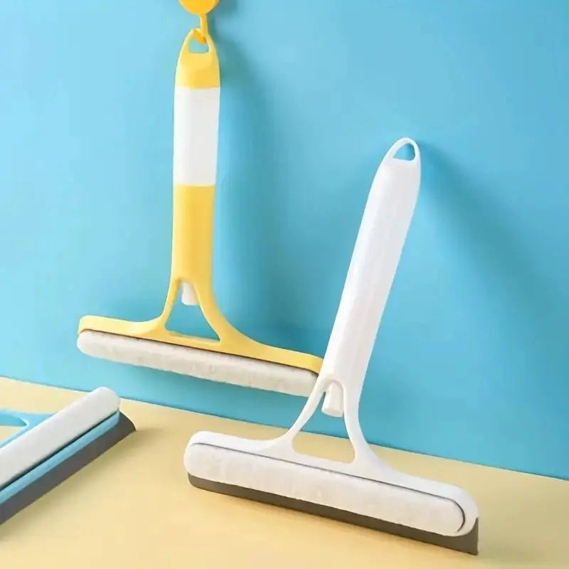 HomeMate Three In One Glass Cleaning Tool With Mirror Scraper Window Scraper And Watering Can For Streak Free Cleaning