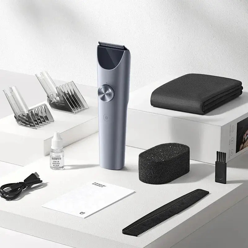 MIJIA Hair Clipper 2 Wireless IPX7 Waterproof Beard Trimmer Professional Haircut Machine