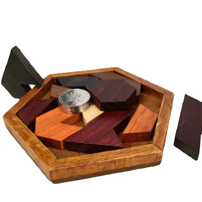 Wooden Geometric Shape Jigsaw Board Puzzles For Kids Children Brain Teaser Non Toxic Wood Toys Educational Development