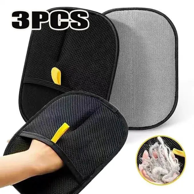 Pet Hair Cleaning And Collection Gloves Double Sided Multi Functional Beauty Glove Tool For Pet Owners